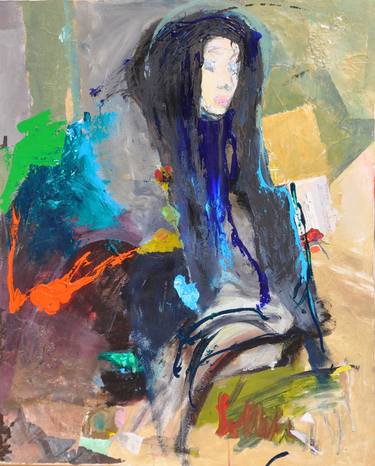 Original Abstract Expressionism Portrait Paintings by Tonino Gottarelli