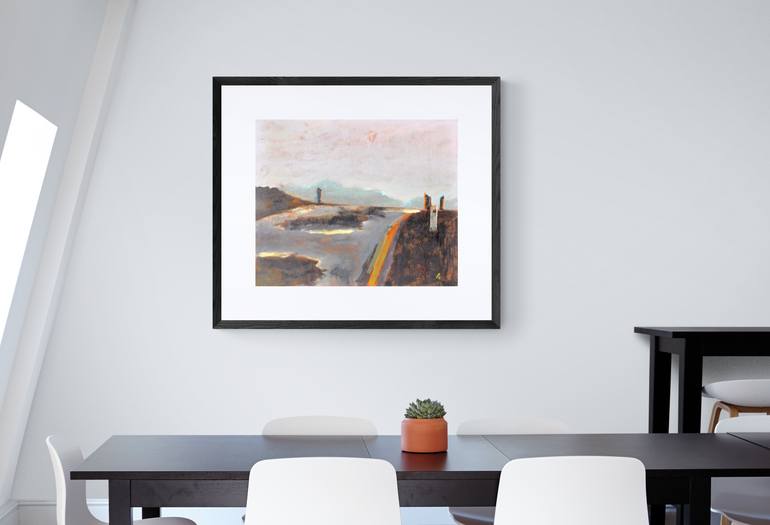 Original Abstract Expressionism Landscape Painting by Tonino Gottarelli