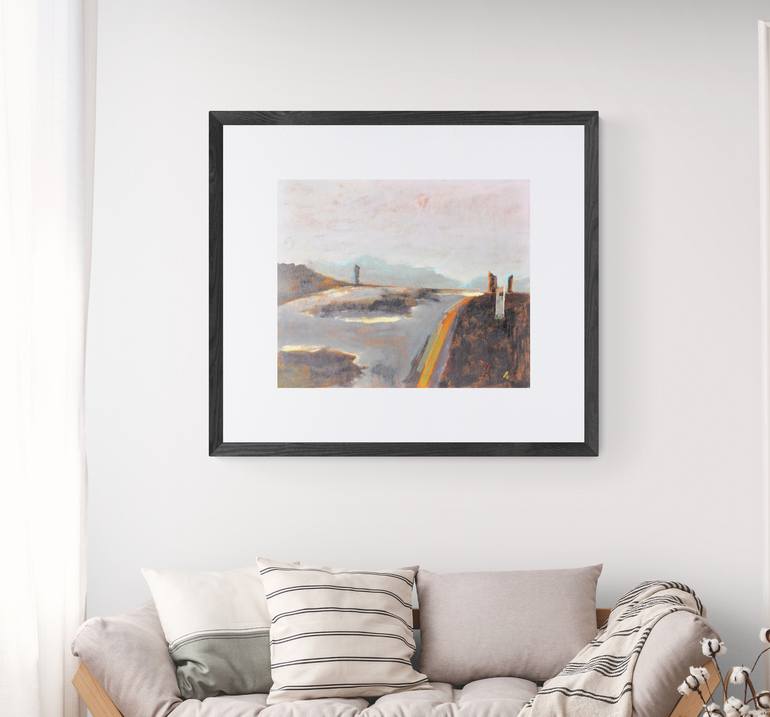 Original Abstract Expressionism Landscape Painting by Tonino Gottarelli