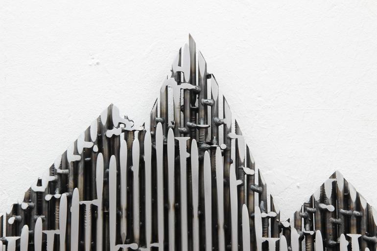 Original Modernism Landscape Sculpture by Manfred Hellweger