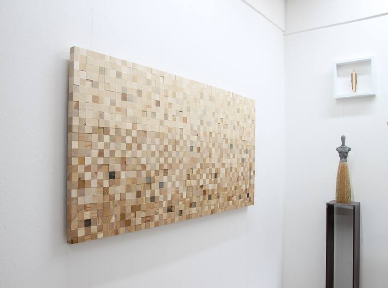 Original Cubism Abstract Sculpture by Manfred Hellweger