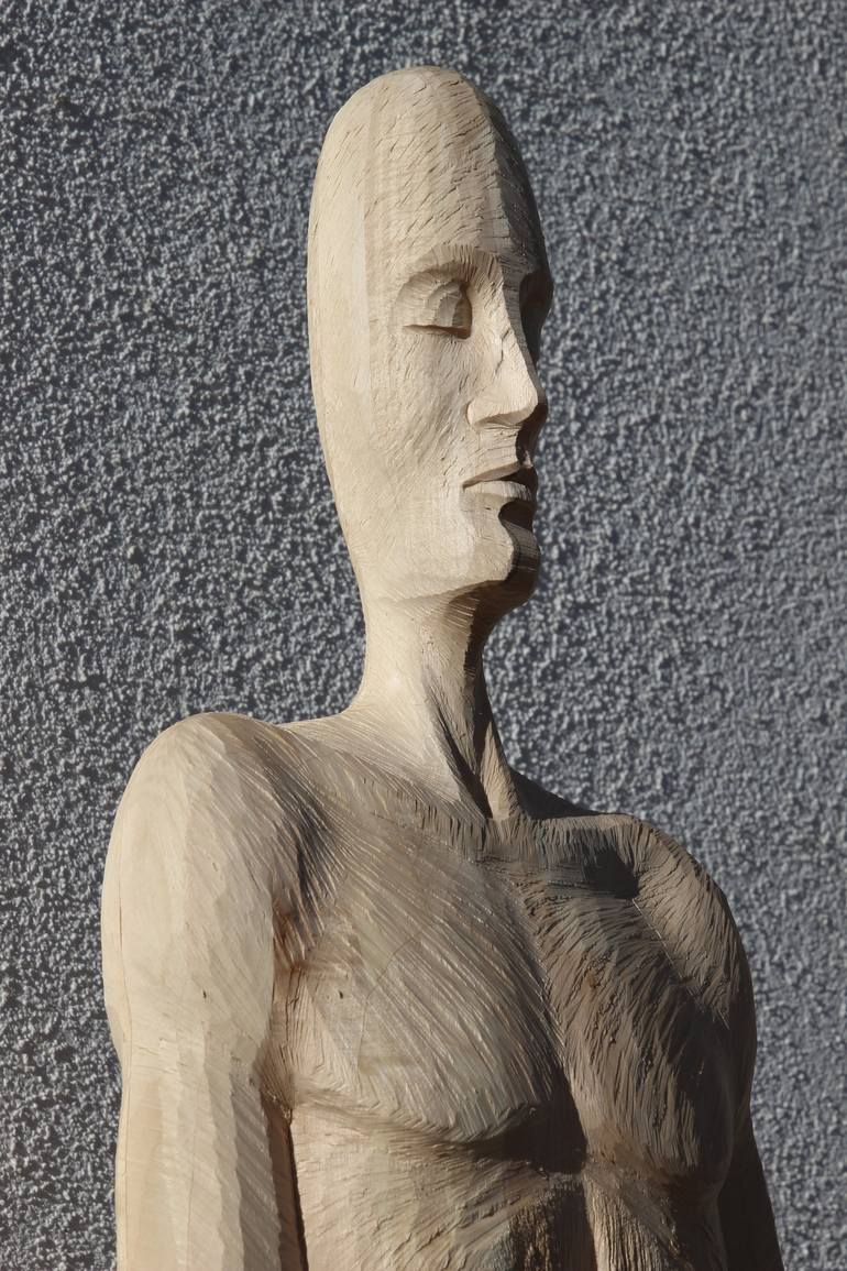 Original Figurative People Sculpture by Manfred Hellweger
