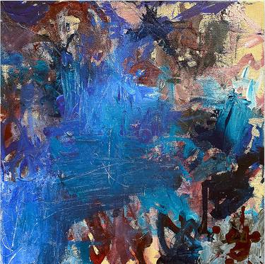 Original Abstract Expressionism Abstract Painting by Angel Ingrietta