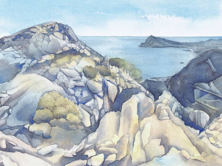 Print of Impressionism Landscape Paintings by Adriana Mueller