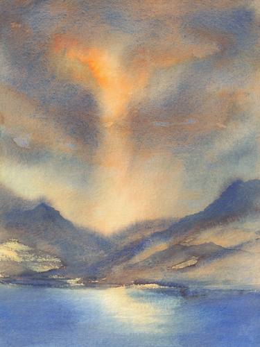 Original Abstract Landscape Painting by Adriana Mueller