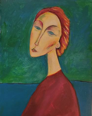 Original Impressionism Women Paintings by Aleksandra Szczepanek