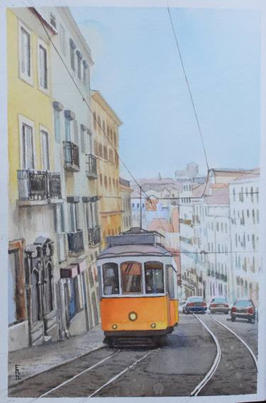 Original Realism Travel Painting by Eugene Panov