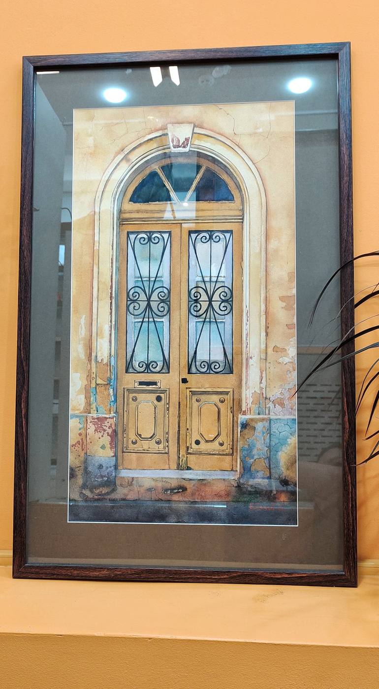Original Realism Architecture Painting by Eugene Panov