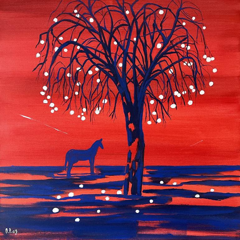 Print of Contemporary Landscape Paintings by Olesya Bay