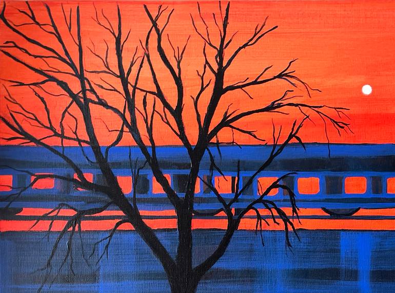 Original Contemporary Landscape Painting by Olesya Bay
