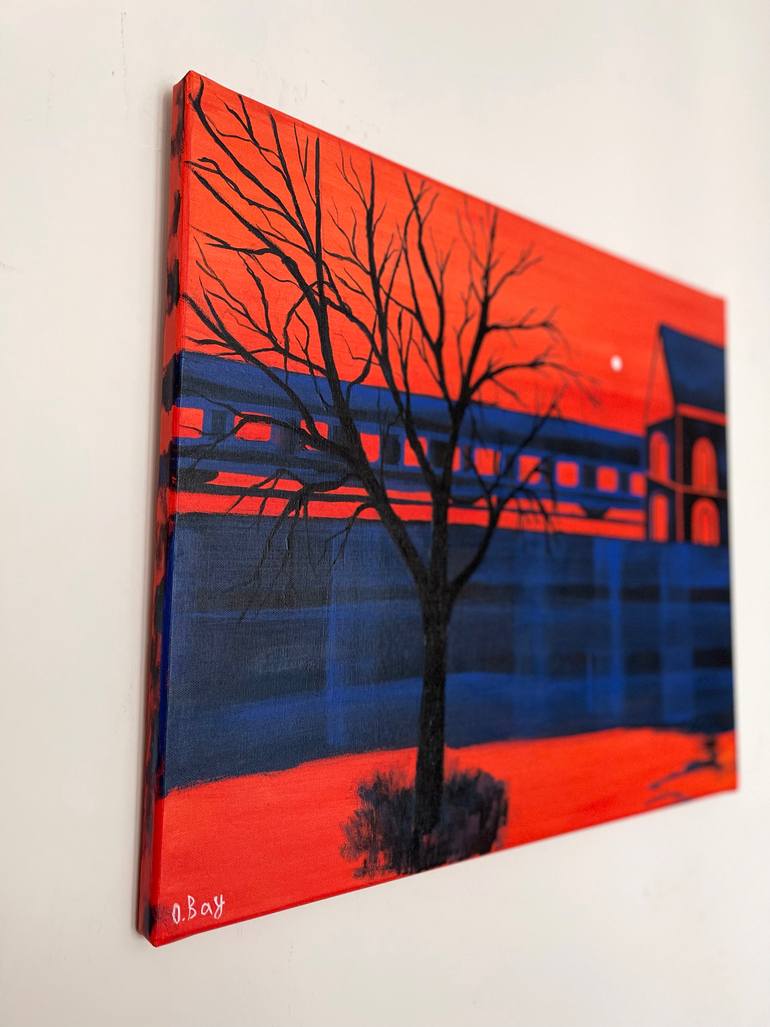 Original Contemporary Landscape Painting by Olesya Bay