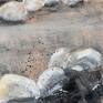 white stones and parachutes landscape