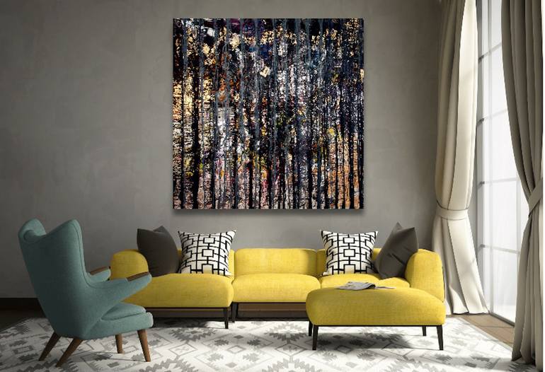 Original Abstract Expressionism Abstract Painting by Martin Ecker