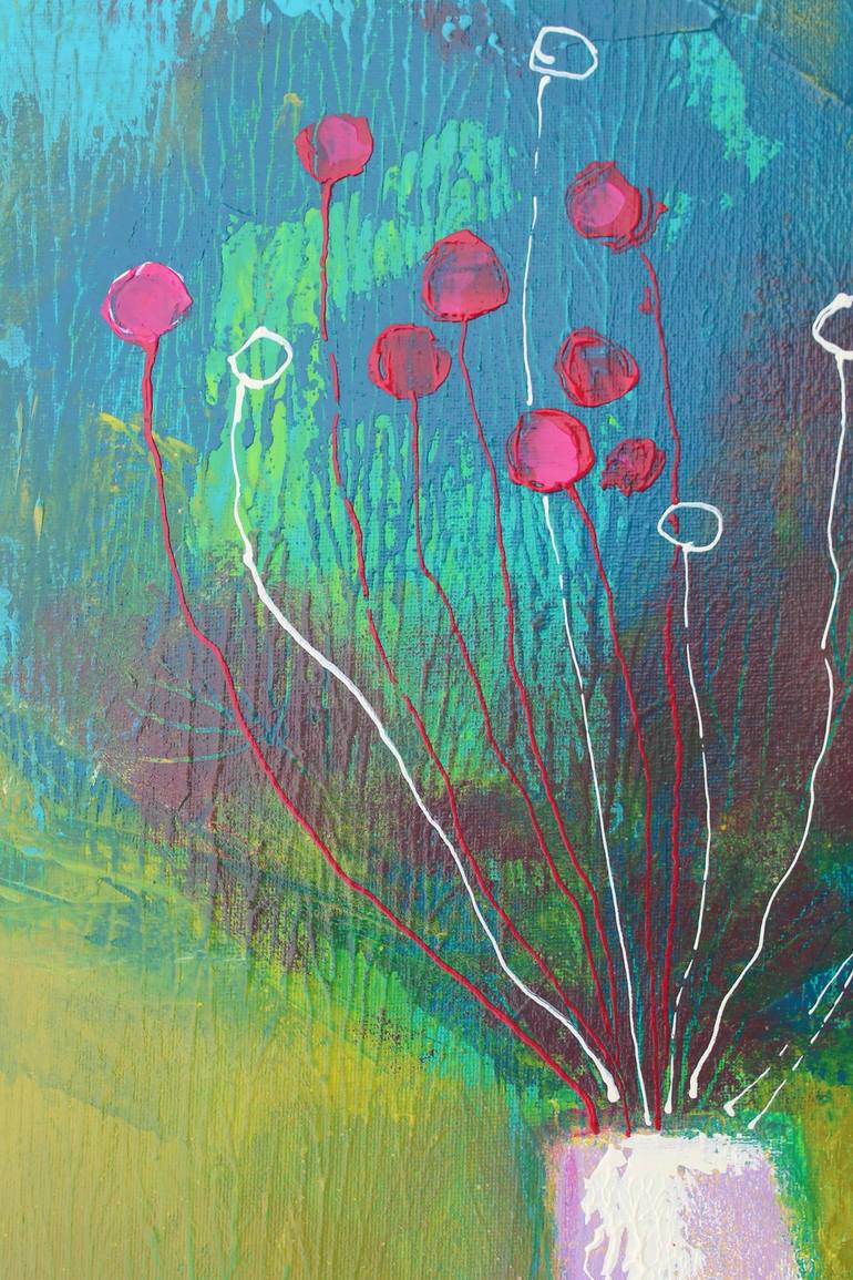 Original Floral Painting by Tatjana Auschew