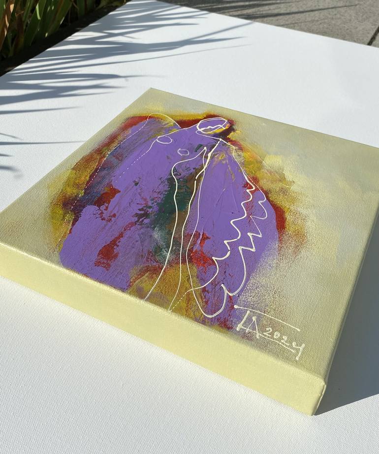 Original Expressionism Fantasy Painting by Tatjana Auschew