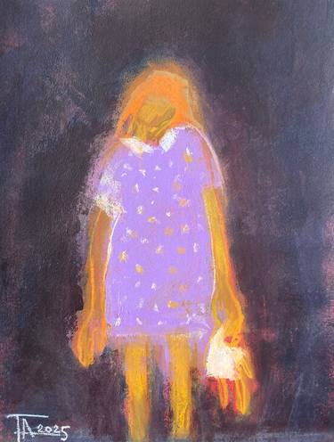 Original Expressionism Children Drawings by Tatjana Auschew