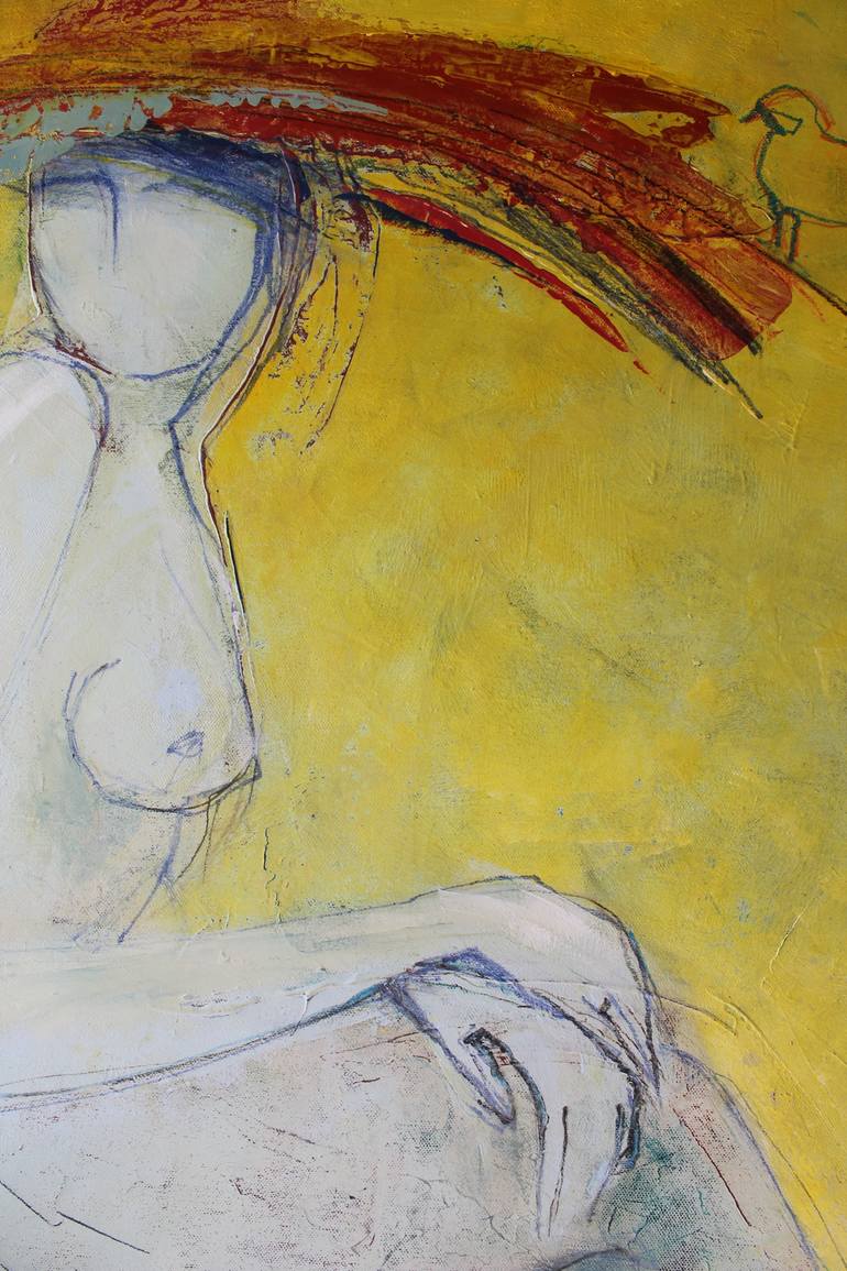 Original Figurative Nude Painting by Tatjana Auschew