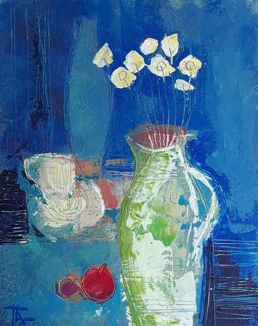 Original Expressionism Still Life Paintings by Tatjana Auschew