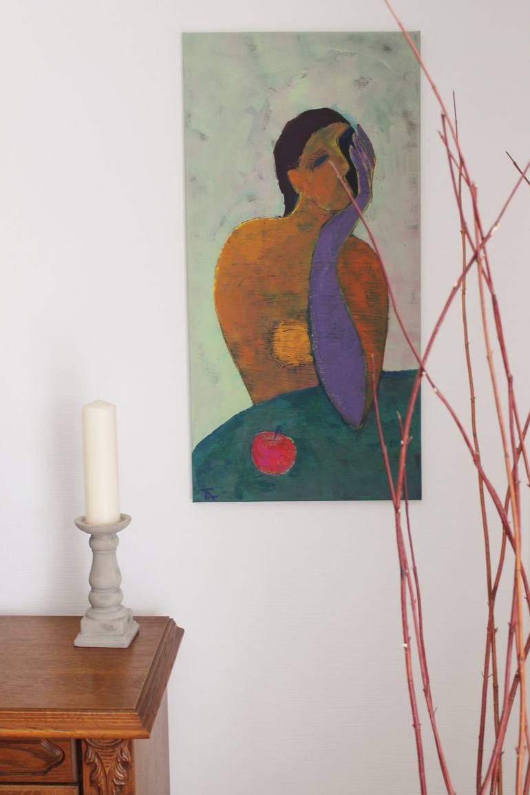 Original Women Painting by Tatjana Auschew