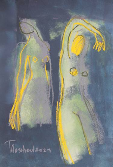 Print of Nude Drawings by Tatjana Auschew