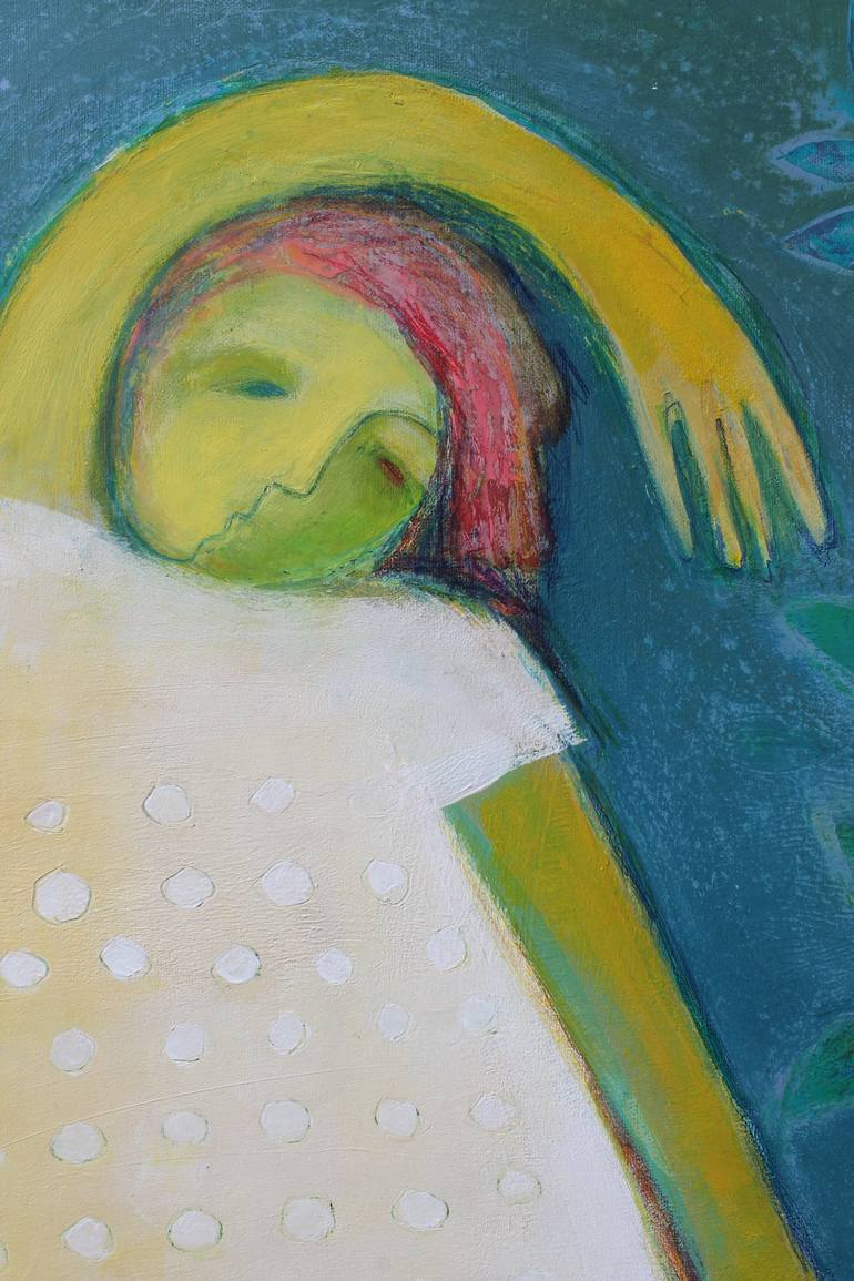 Original Figurative Children Painting by Tatjana Auschew