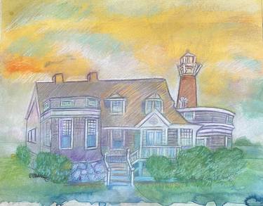 Original Contemporary Architecture Paintings by Elaine Austin