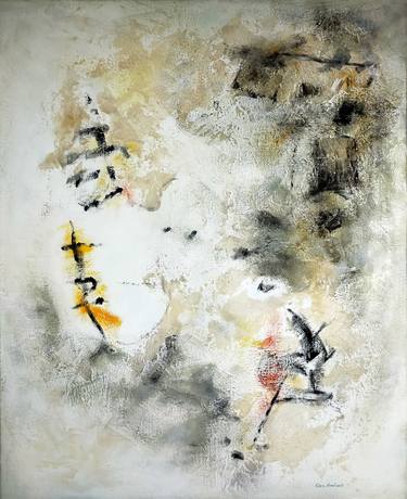 Original Abstract Expressionism Abstract Painting by Vroelant Emmanuelle