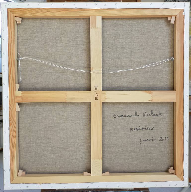 Original Abstract Expressionism Abstract Painting by Vroelant Emmanuelle