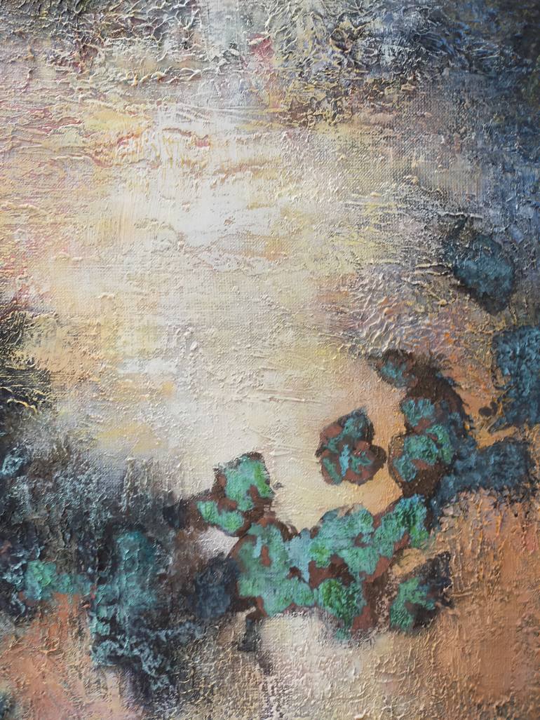 Original Abstract Expressionism Abstract Painting by Vroelant Emmanuelle