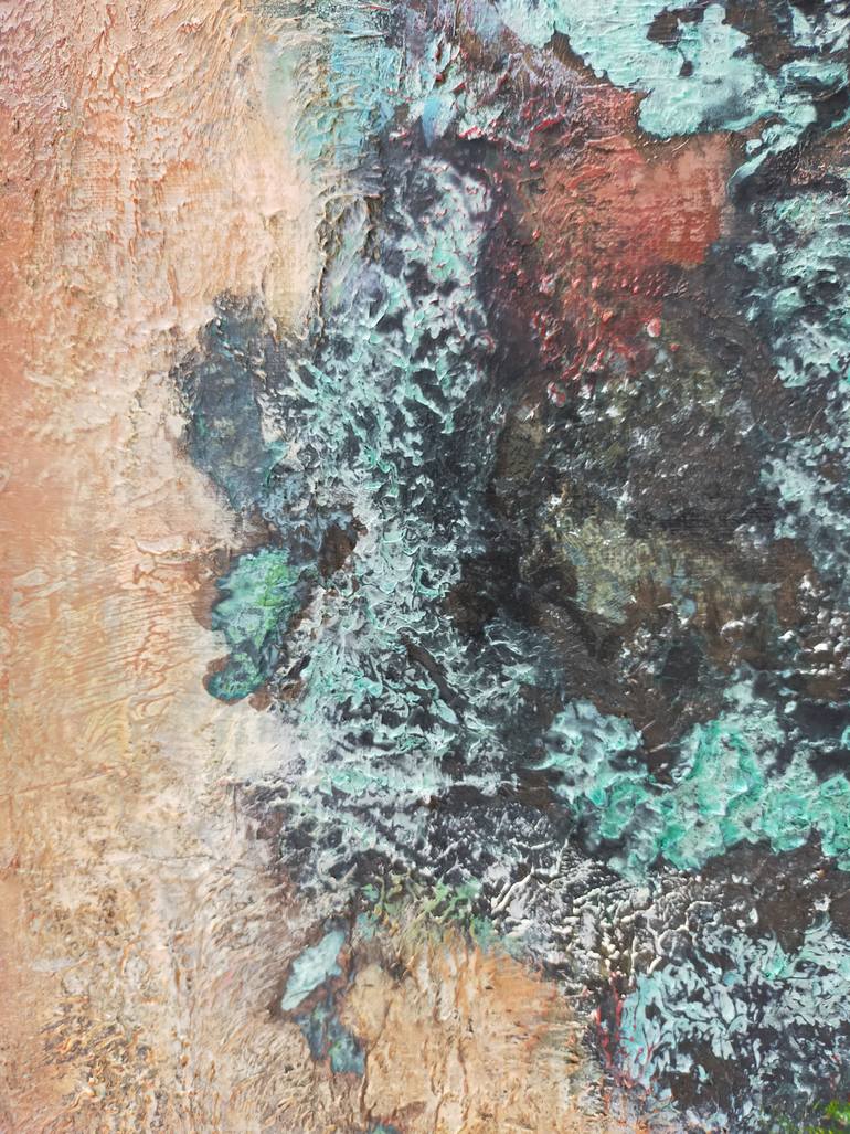 Original Abstract Expressionism Abstract Painting by Vroelant Emmanuelle