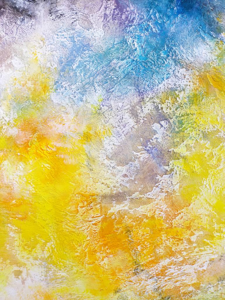 Original Abstract Expressionism Abstract Painting by Vroelant Emmanuelle