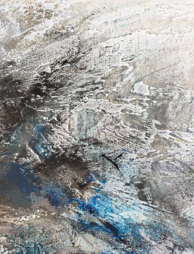 Original Abstract Expressionism Abstract Painting by Vroelant Emmanuelle