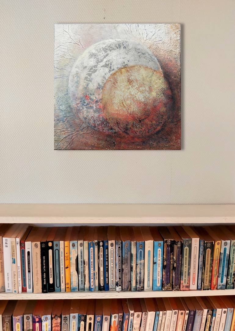 Original Abstract Expressionism Abstract Painting by Vroelant Emmanuelle