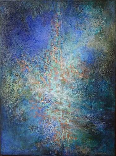 Original Abstract Expressionism Abstract Paintings by Vroelant Emmanuelle