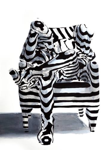 Saatchi Art Artist Qrcky Art; Paintings, “My Studio Chair” #art
