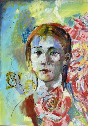 Print of Figurative Portrait Paintings by Irina Shmeleva