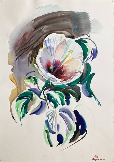 Print of Expressionism Floral Paintings by Irina Shmeleva