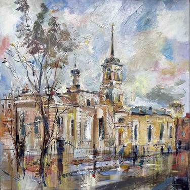 Print of Impressionism Architecture Paintings by Irina Shmeleva