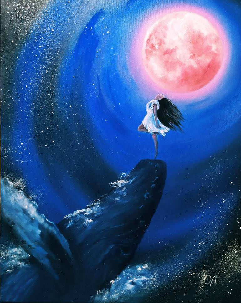 Moon babe painting popular