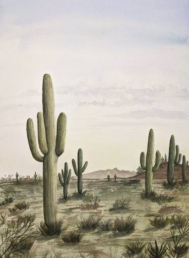 Saguaro in the Desert thumb
