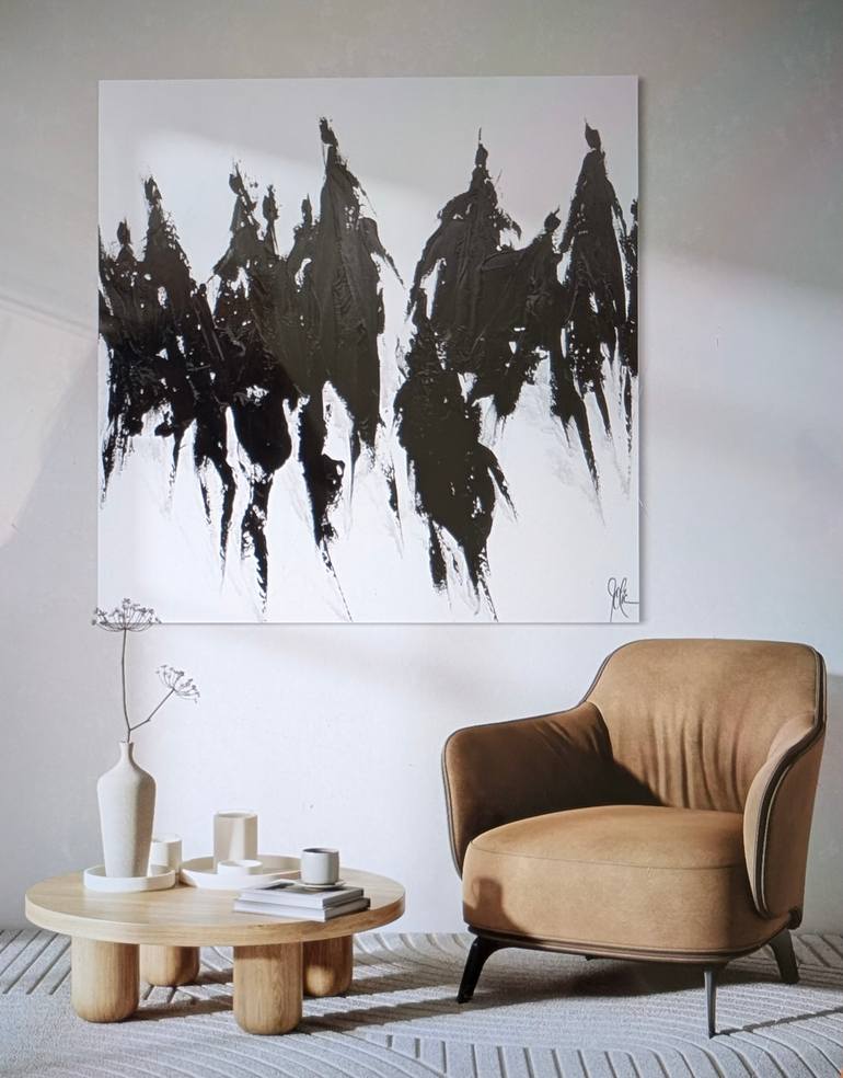 Original Abstract Expressionism Abstract Painting by Jolic L