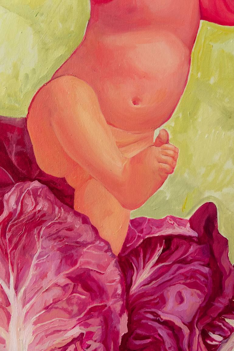 Original Surrealism Children Painting by Naska Anastasia Gladkova
