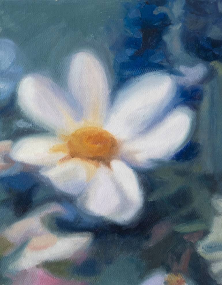 Original Abstract Floral Painting by Naska Anastasia Gladkova