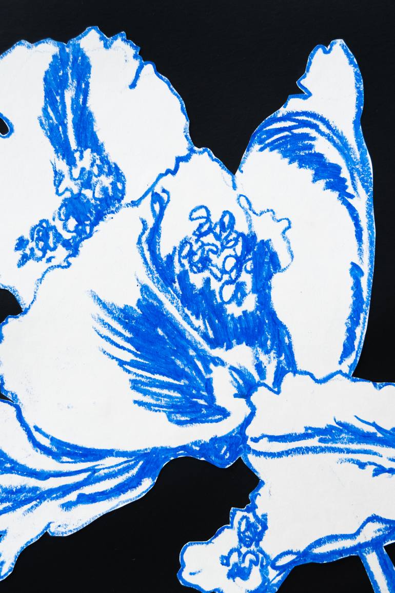 Original Contemporary Floral Drawing by Naska Anastasia Gladkova