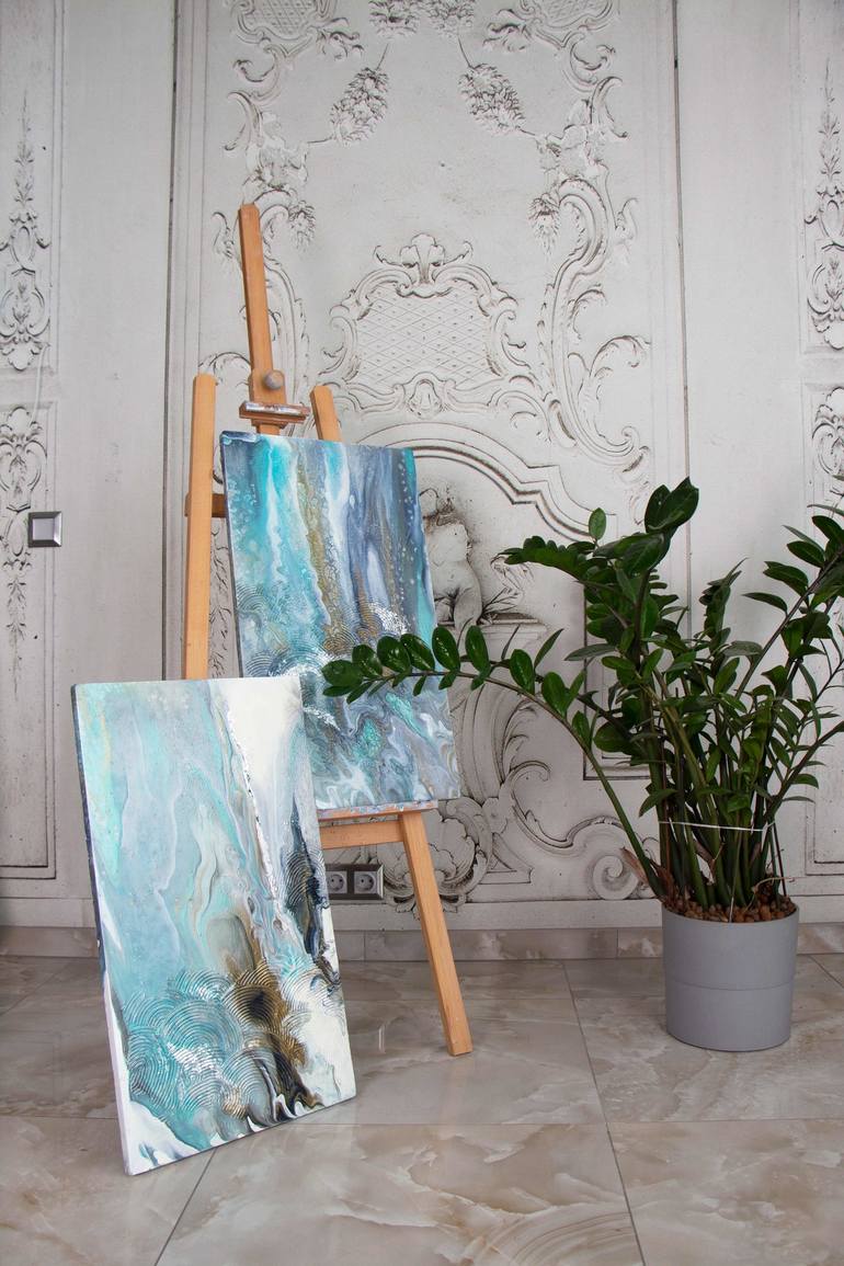 Original Modern Abstract Painting by Anastasia Klimacheva