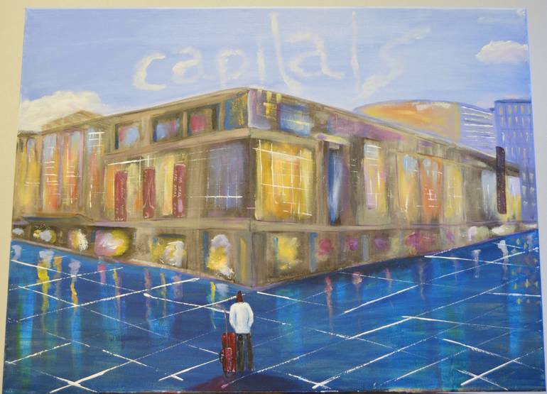 Original Expressionism Sports Painting by Leonid Vengerovskiy