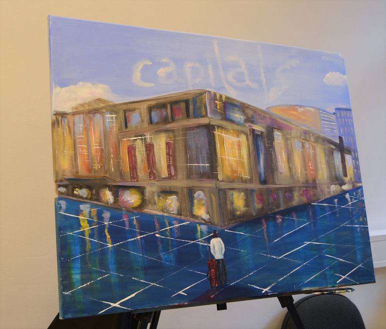 Original Expressionism Sports Painting by Leonid Vengerovskiy