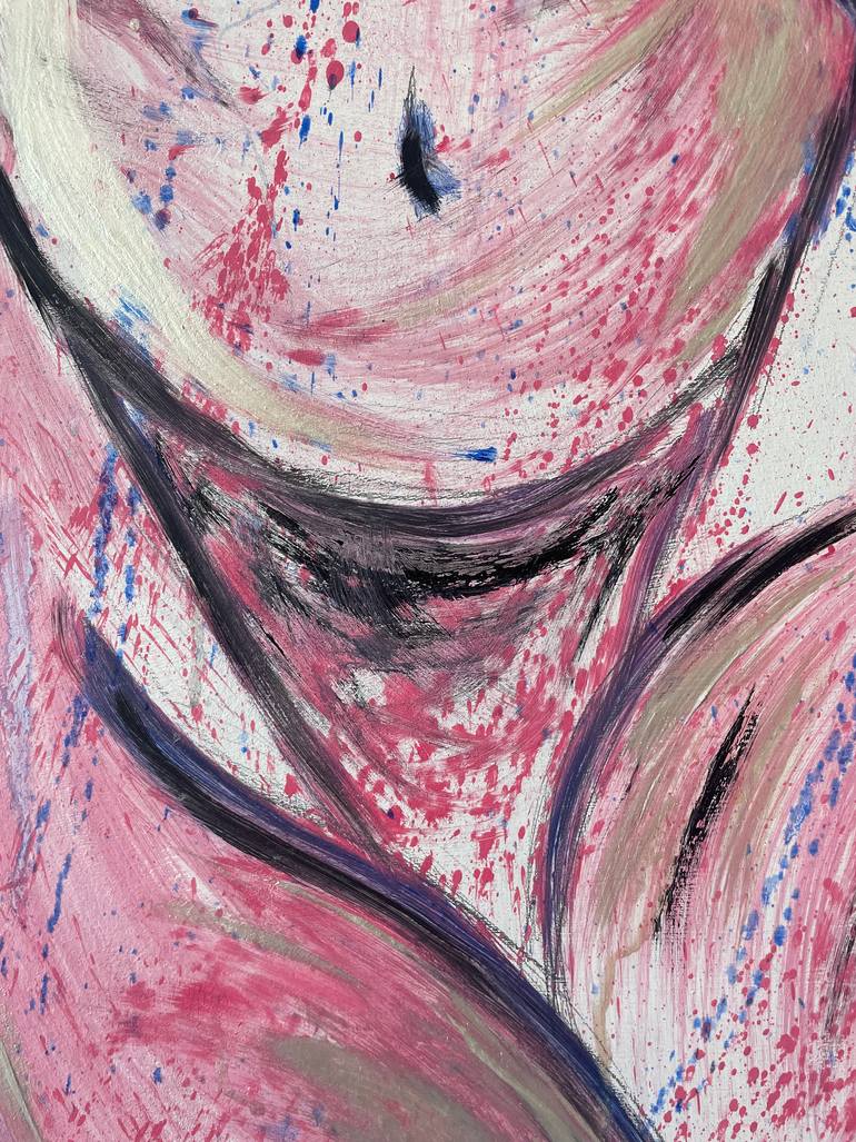 Original Abstract Body Painting by Veronica Rondine