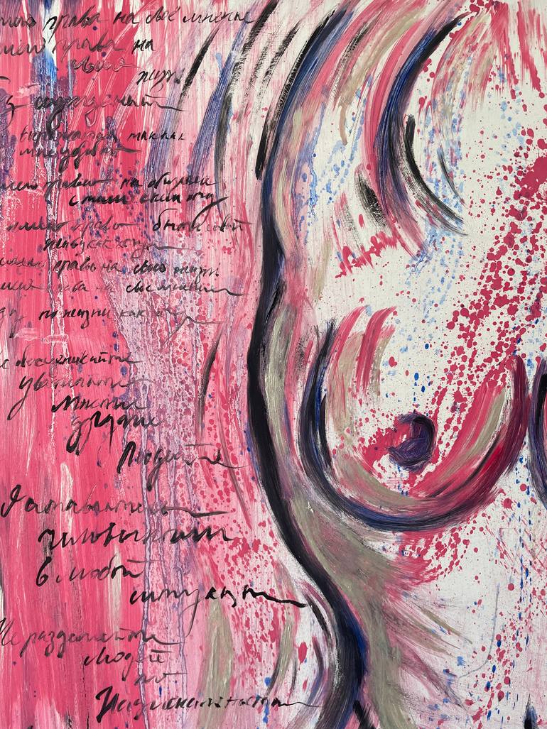 Original Abstract Body Painting by Veronica Rondine