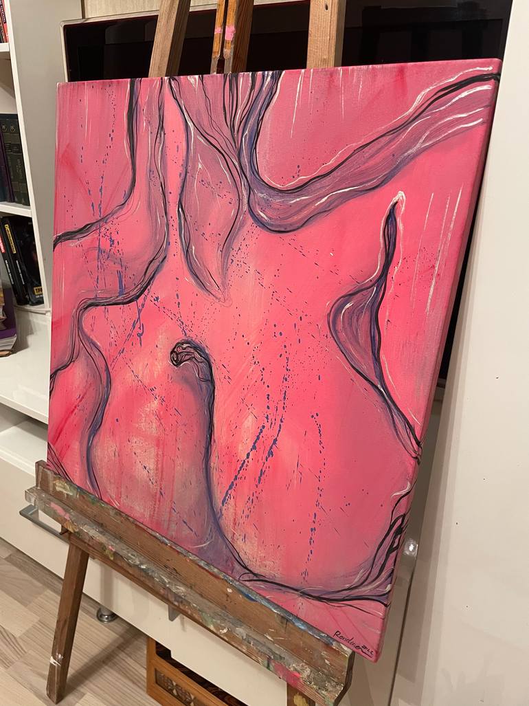 Original Abstract Body Painting by Veronica Rondine
